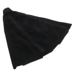 Suede Leather Universal Car Gear Shift Collar Boot Cover - Multi - Color Options (Black)