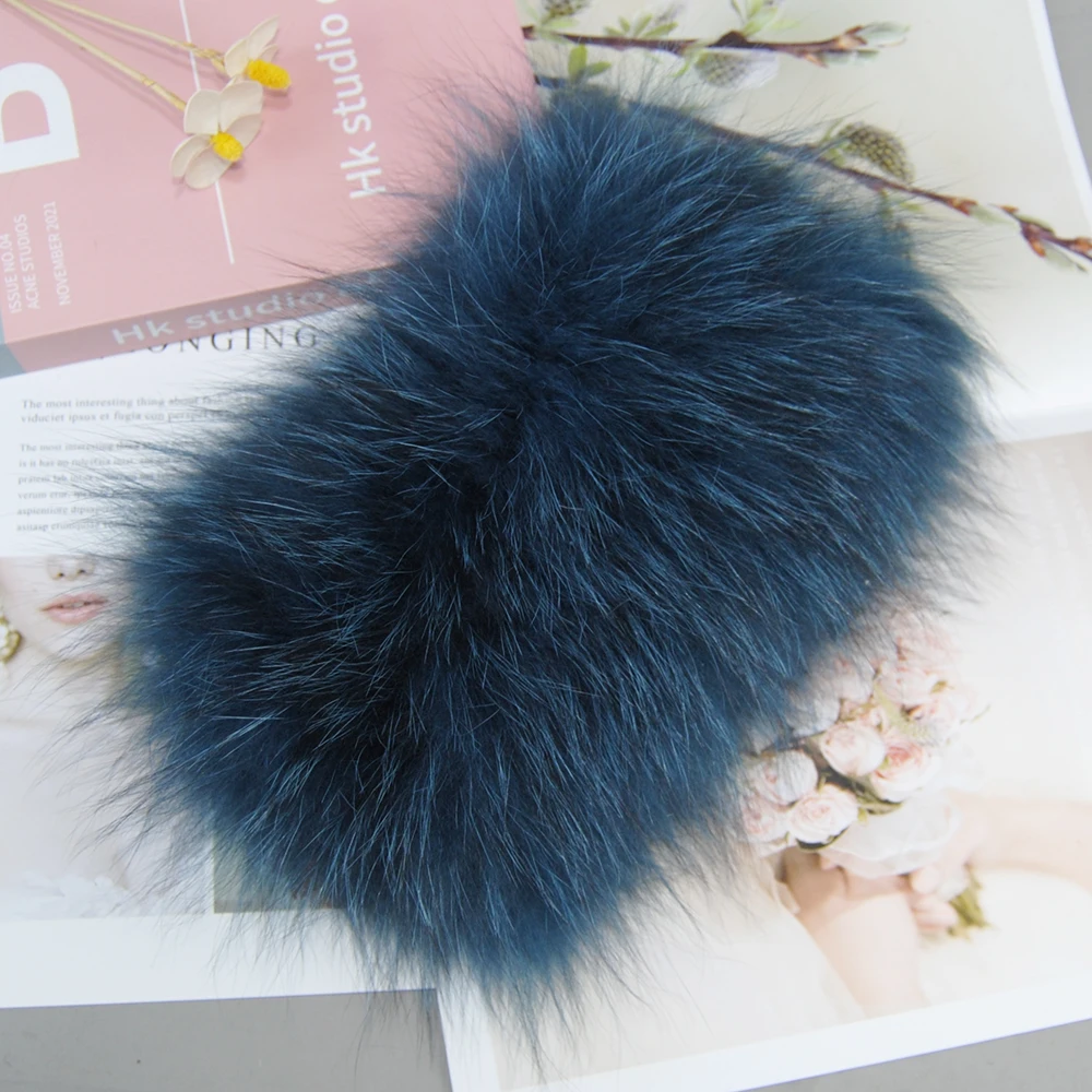 Women Winter Ring Fox Fur Scarves Luxury Neck Warmer Real Fox Fur Scarf Headbands Good Elastic Natural Mufflers, neck warmer scarf,women scarves,fur scarf accessory