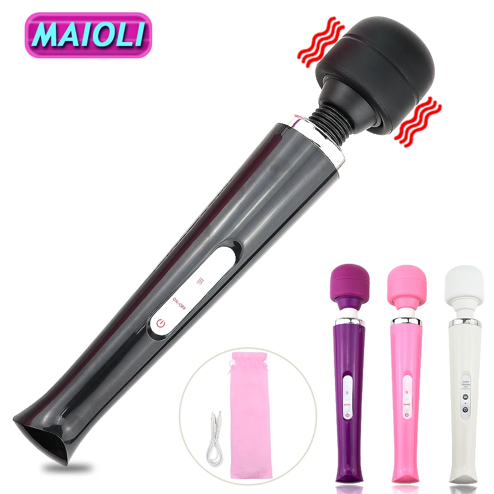 Female Sex Toys Vaginal Vibrators Clit Sucking Vibrator Clitoris Vibrator Vibrator Sex Toy Tongue Vibrator Electric Massage Stick MAIOLI 10 Speed Ultra Powerful Big Vibrator Body Massager AV Stick G-spot Stimulator Sex Product Sex Toy for Women USB Charging