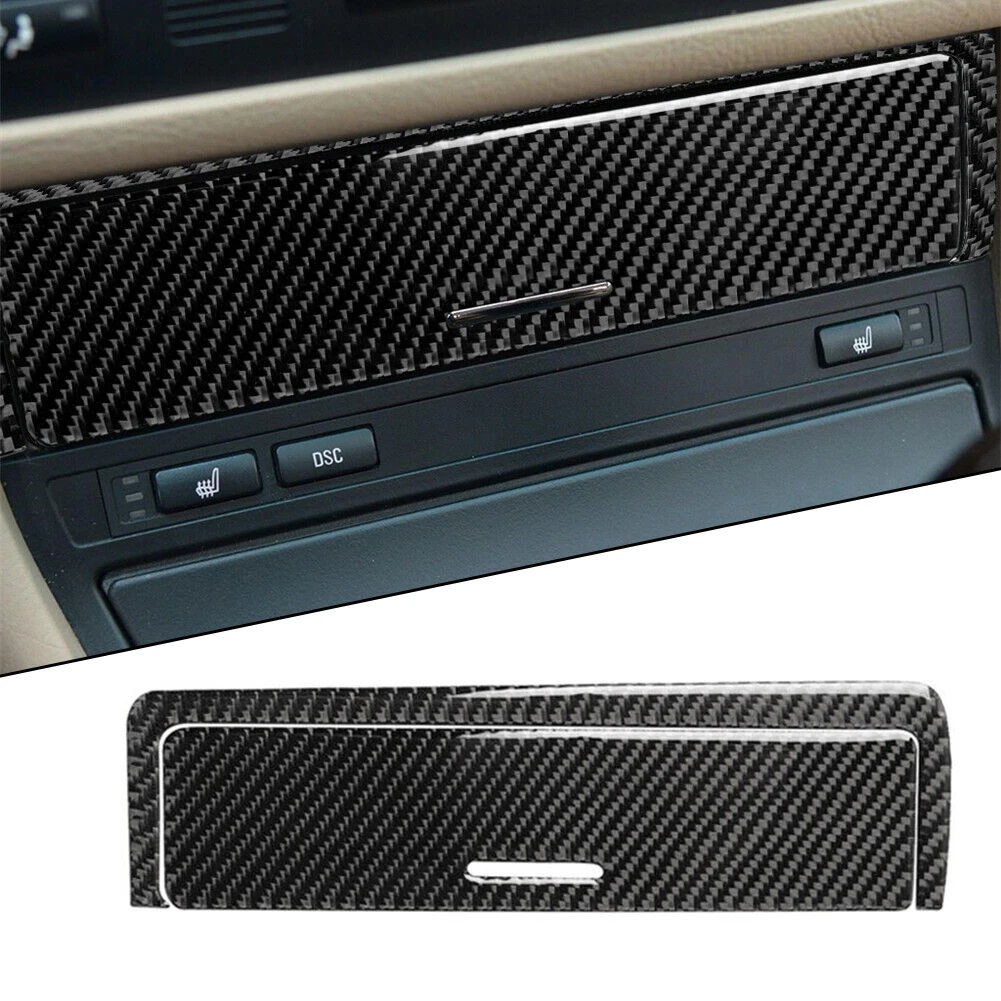 

Карбоновая центральная консоль для хранения, отделка для BMW 3 серии E46 1998-2005, черные Аксессуары для автомобилей