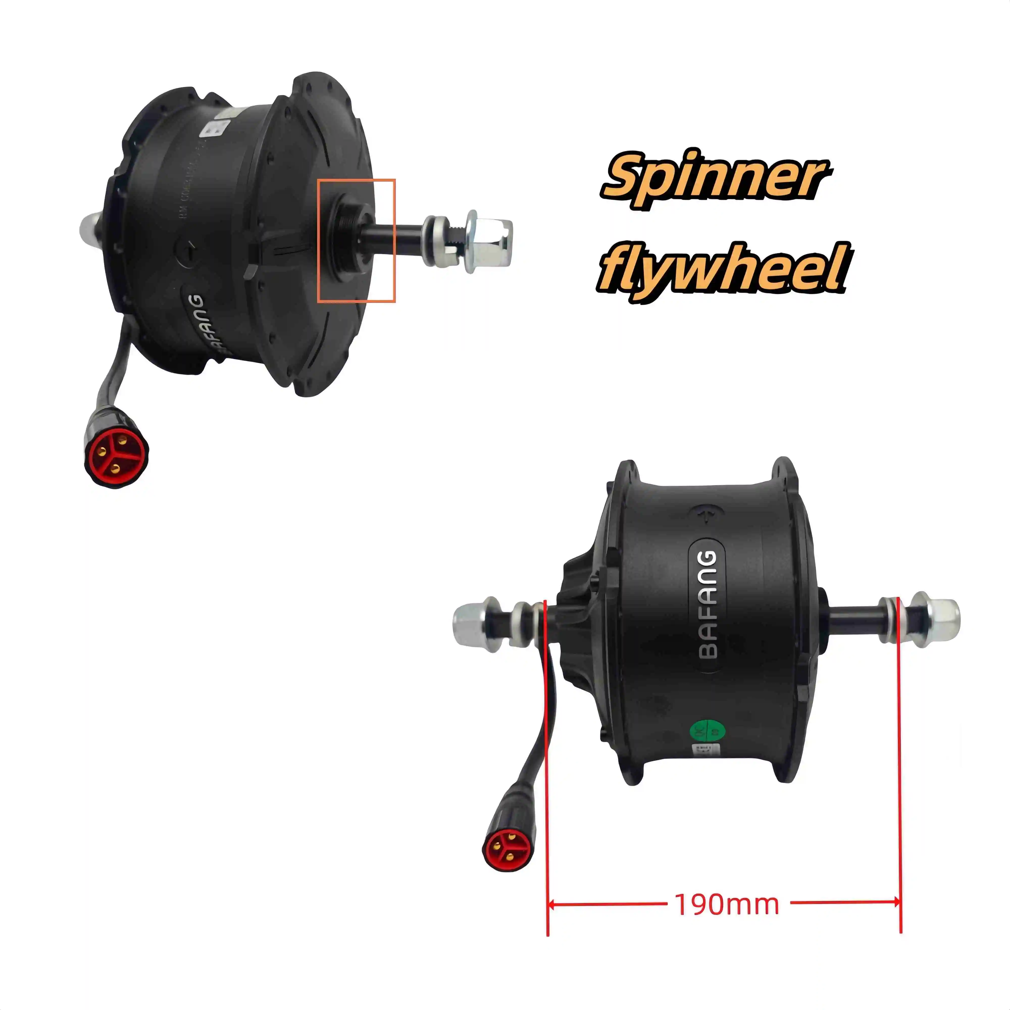Shop - Prodotto: G062500W - Motore Bafang 48V 500W Fat Bike posteriore attacco a vite G062 175mm - (RICAMBI BICI ELETTRICHE-Ricambi e Motori Bafang - Motori