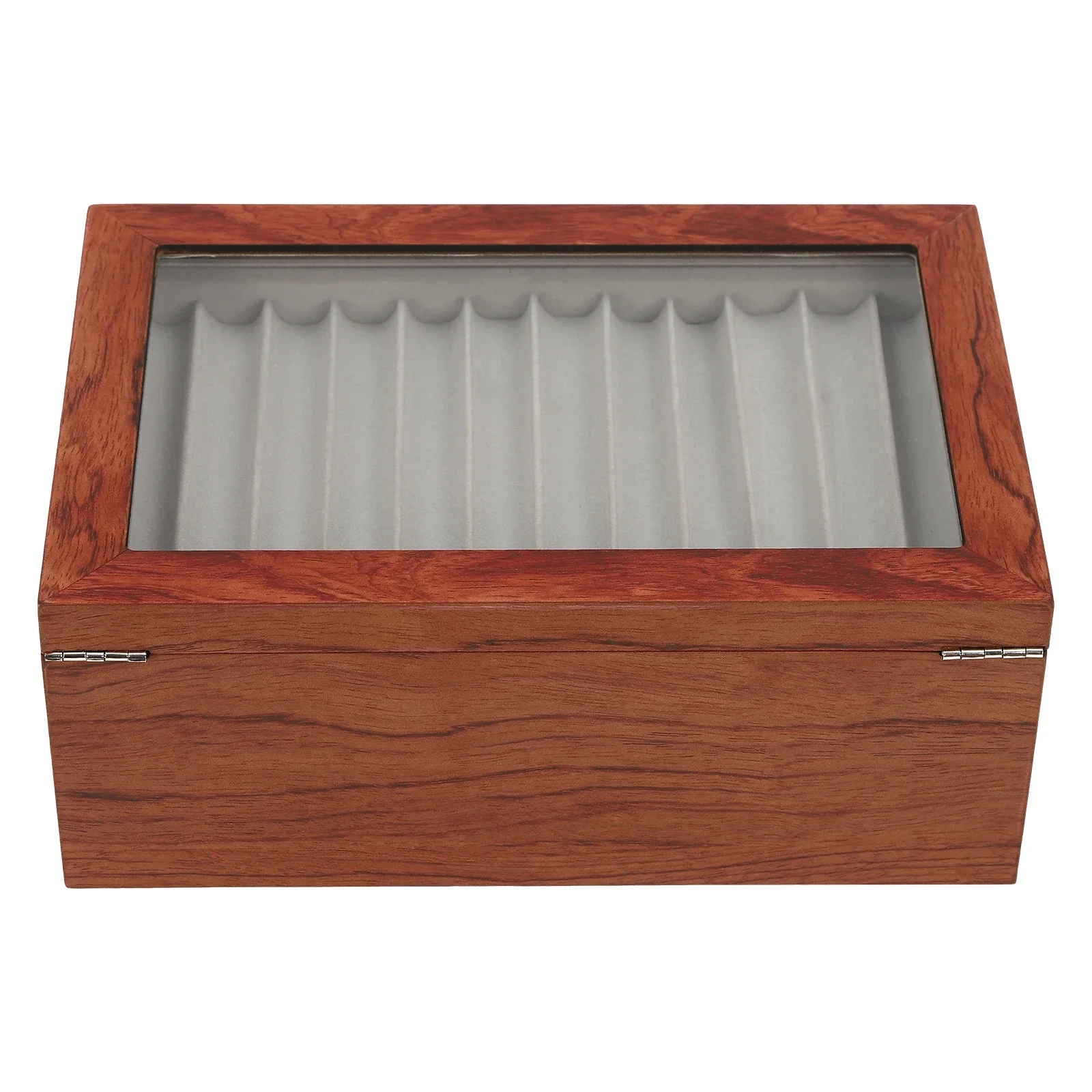 Stiftbox Kollektionsbox aus Holz für Stifte Kugelschreiber 34 Fächer Stiftbox Füllfederhalter-Schrank Vitrine Füllfederhalter-Aufbewahrung – Detail 13