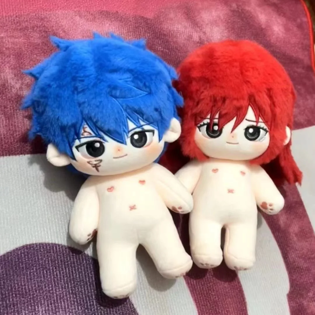 

20cm Anime FAIRY TAIL Erza Scarlet Jellal Fernandes Plush Stuffed Doll Body Cute Pillow Cosplay Cotton Plushie Xmas Gift