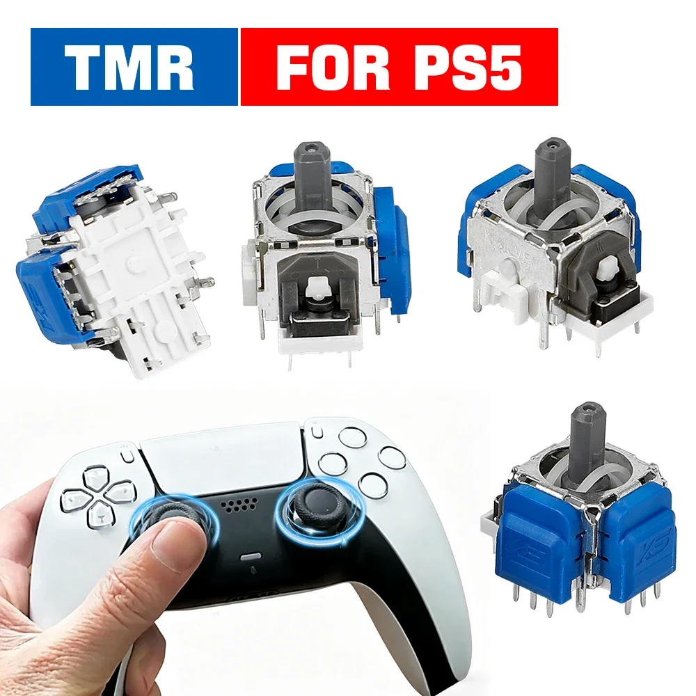 2/10pcs PS5 PS4 Xbox 시리즈 S X Xbox One 교체용 K-실버 TMR 조이스틱 3D 아날로그 썸스틱 안티 드리프트 게임 액세서리
