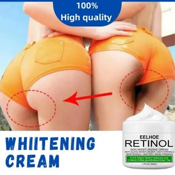 Crema sbiancante per il corpo Candeggina rapida Parti intime Schiarisce Ascelle Gambe Ginocchia Melanina Aree intime Rimuovi macchie scure Bellezza Salute 1
