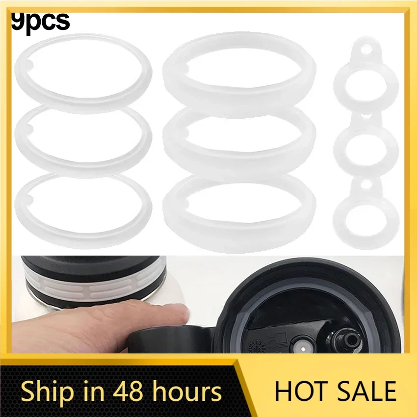9pcs Silicone Sealing Gasket Accessories For Thermoflask 40oz Food Grade Silicone  Sealing Ring Replace Water Bottle Cup Parts - AliExpress