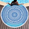 Beach Leisure Resort Creative  Towel Microfiber Round Swimming  Mandala Yoga Mat Adult Large  Bath  3