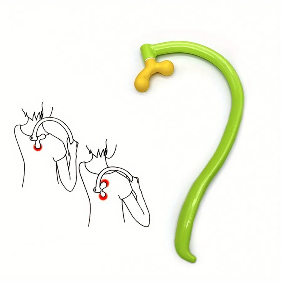 Scapular Seam Massager Massage Hook Back Meridian Shoulder Cervical Vertebra Hook Lumbar Kneading Acupoint Hammer Massage Stick