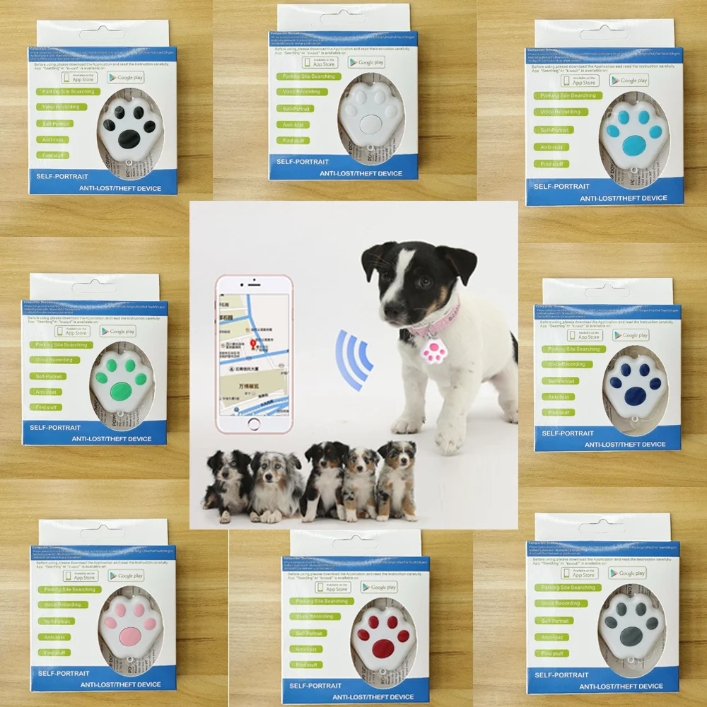 Traceurs GPS Miniatures - 5 Pièces, Pour Clés, Sacs, Chiens, Compatible IOS/Android, Batterie Remplaçable