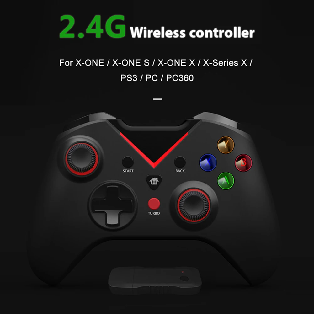  Ʈѷ   2.4G  е 6  ͺ  Xbox One PC Windows 10/8/7 ,  ׼