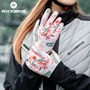 ROCKBROS Cycling Gloves Long Finger Touch Screen Mountain Bike Road Bike Full Finger Female Spring Autumn Pink Cycling Equipment 3