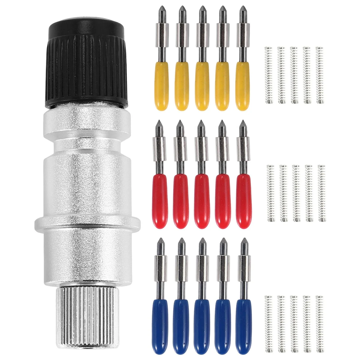 AB02 16Pcs 30/45/60 Degree Graphtec Cb15 Cb15U Vinyl Cutter Blade+Graphtec Cb15 Cb15U Blade Holder