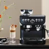 Espresso Machine 15 Bar, Coffee Maker With Milk Frother Steam Wand, Built-In Bean Grinder 6