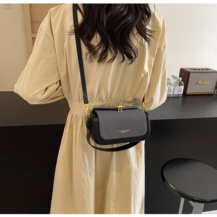 Mini Square Crossbody Bag - Luxury Designer Handbag Box Shape Satchel