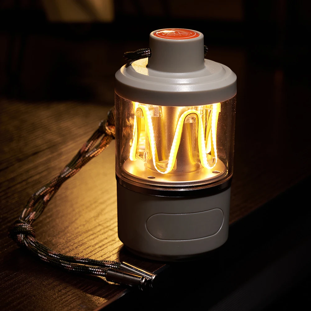 Outdoor Camping Retro Camping Light Waterproof Atmosphere Hand Light LED Long Life Flashlight Portable Power Bank