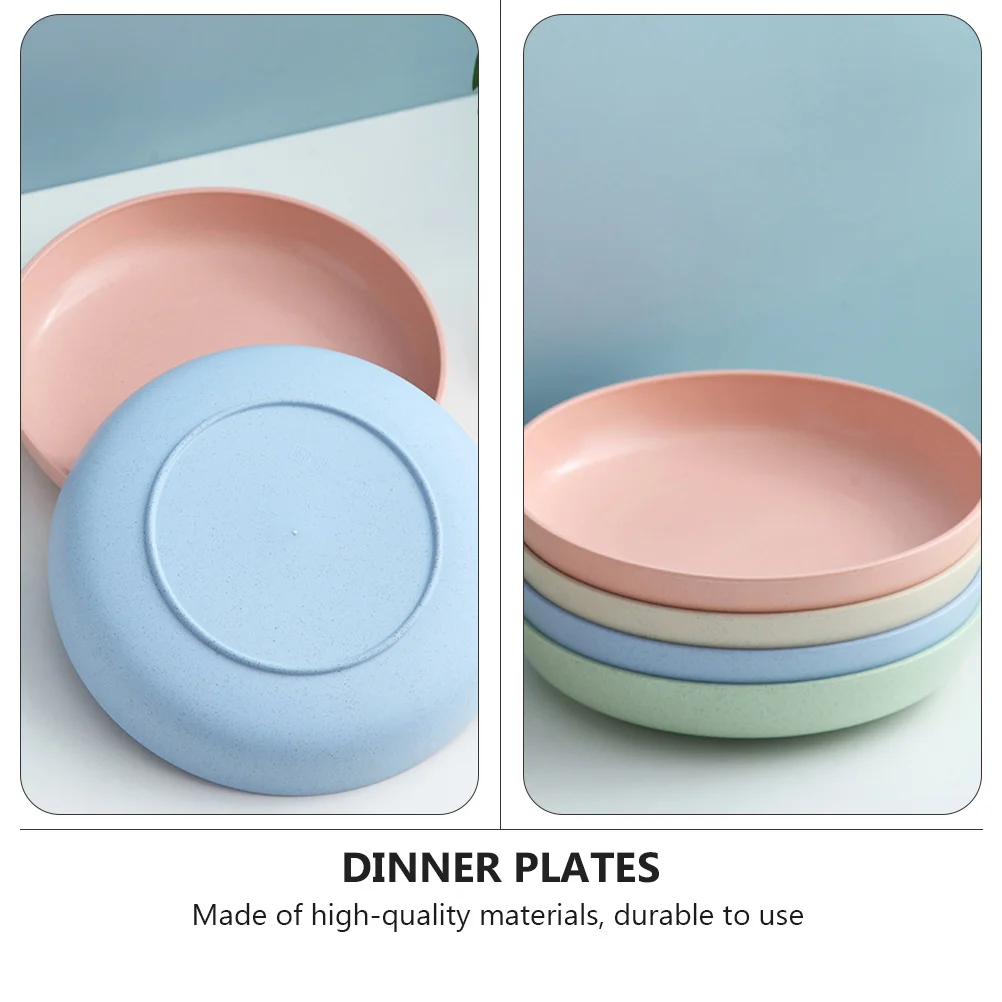 Plastic Plates 4 Pcs For Home Child