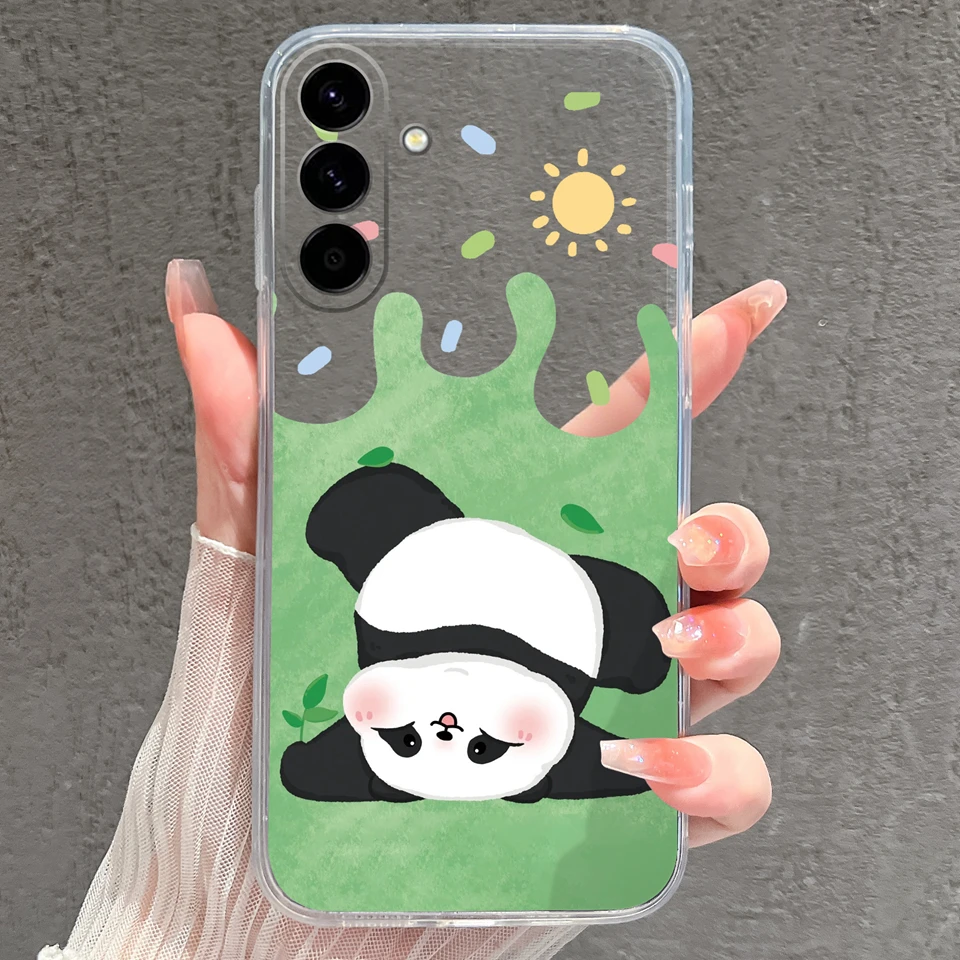Pink Star Dinosaur Creative Silicone Clear Phone Case - Durable Bumper Housing Design