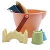 Summer Beach Toy for Kids Soft Silicone Sandbox Set Beach Game Toy for Send Children Beach Play Sand Water Play Tools Beach Cart 6
