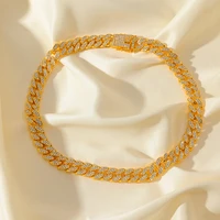EILIECK 316L acier inoxydable blanc chaîne collier pour femmes fille mode nouveau cadeau de fête épais cou chaîne étanche bijoux 5
