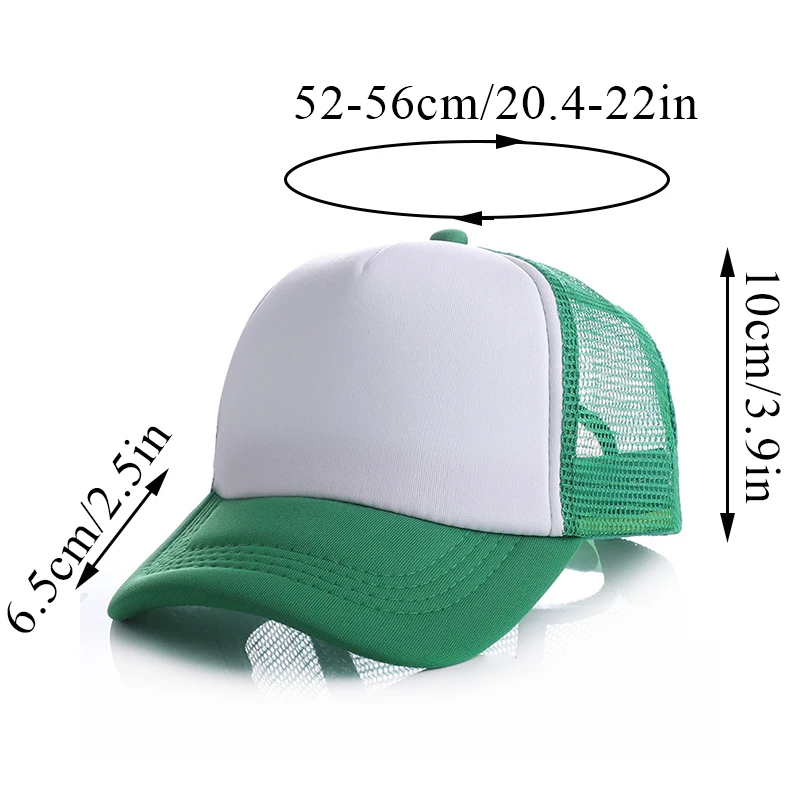 Adjustable Mesh Baseball Cap For Boys And Girls Summer Sun Visors Cap Casual Snapback Hat Breathable Peaked Caps Kids Sun Hat