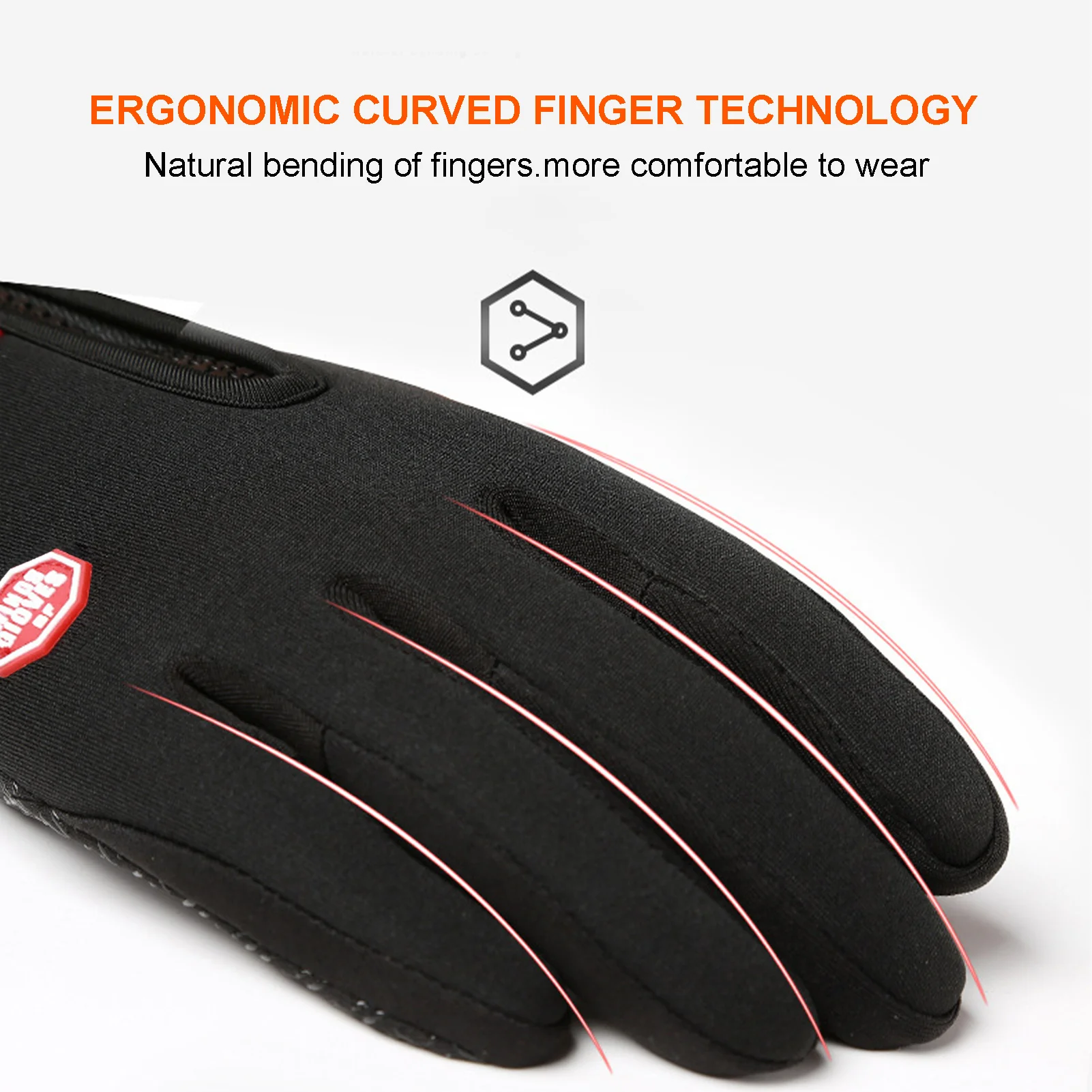 USB Heated Gloves Thermal Heated Gloves Winter Windproof Warm Fingerless for Outdoor Hiking Cycling