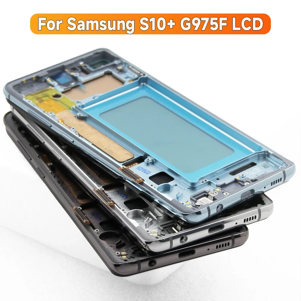 Ｚ 6.4  S10 ÷ LCD ÷ ġ ũ Ÿ  ü, ׽Ʈ Ϸ S10 + G975F G975U G975W G975