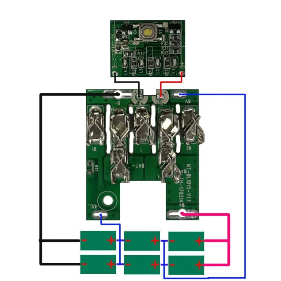 마키타 10.8V 12V BL1020 BL1041 전동 공구 DIY 배터리 액세서리 보..
