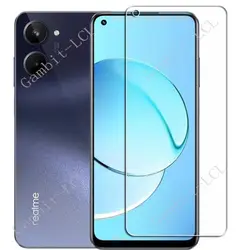 Premium Tempered Glass Screen Protector with Protective Film for Tempered glass (Realme 10 4G)