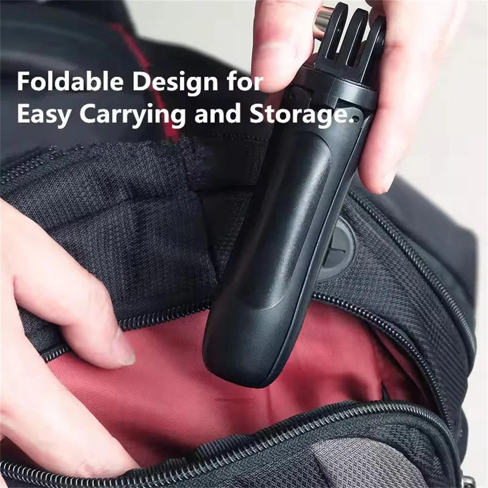 FANGTUOSI Extendable Selfie Stick Portable Vlog Tripod Stand Mini Hand Grip For 13 12 11 10 9 Insta360 X4 X3 DJI Action 5 Pro 4 phone tripod,mini tripod,smartphone tripod,cell phone tripod,tripod selfie stick