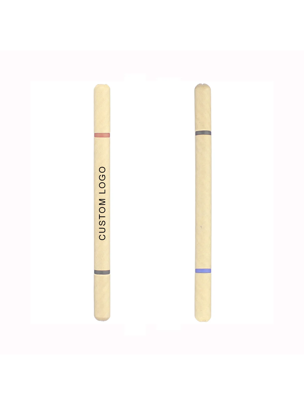 Dual Refill Eco Ball Pen Recycled Paper Ballpoint Pen Promotional Gift Pens Personalized Giveaway
