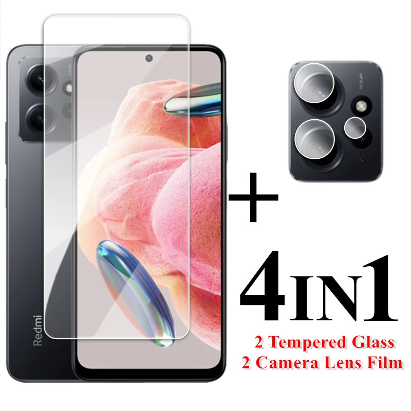 

For Xiaomi Redmi Note 12 Global Glass Transparent Screen Protector Redmi Note 12 Tempered Glass Redmi Note 12 Pro Plus Lens Film