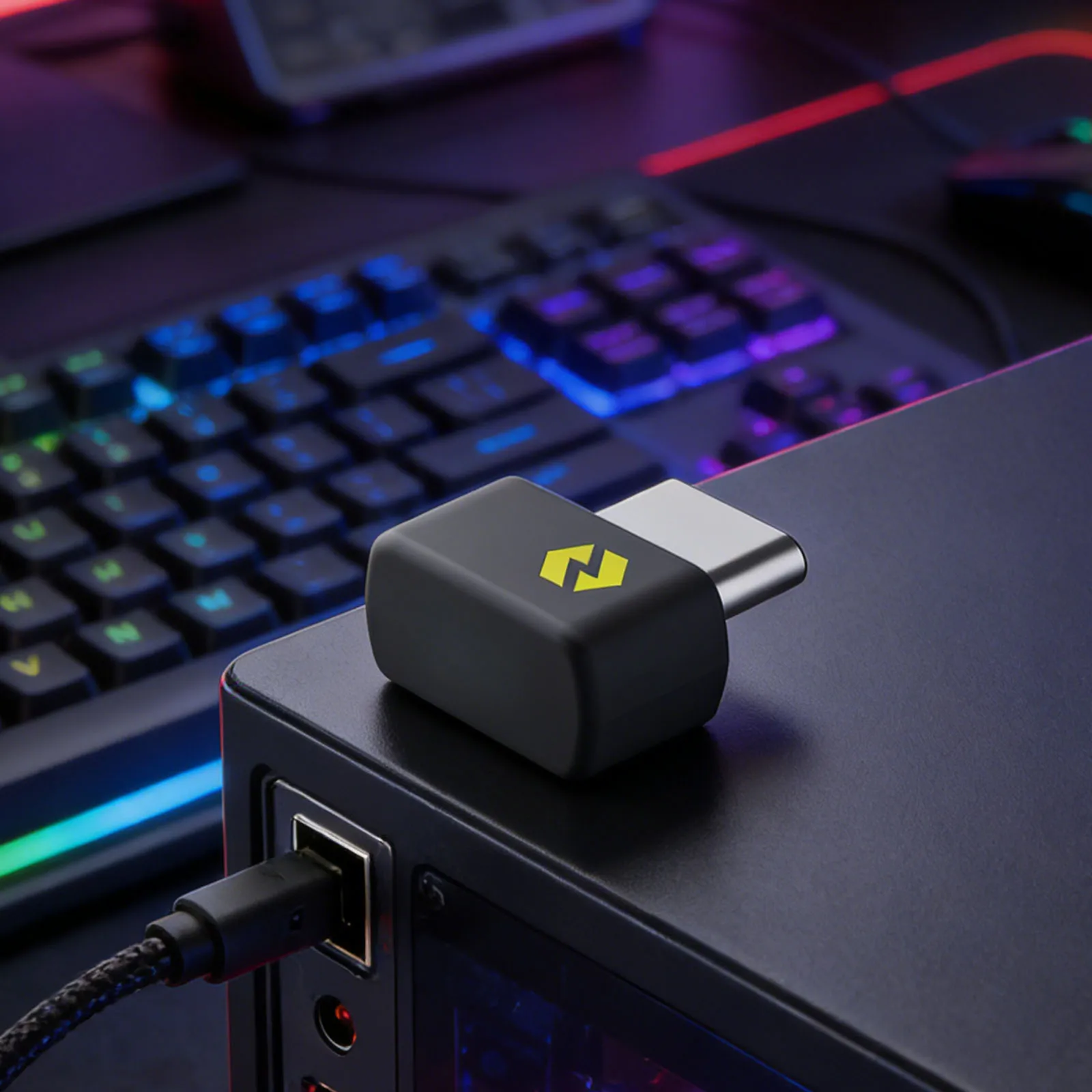 미니 리시버 동글, 6개 기기 지원, USB-C 포트, USB 리시버 볼트 어댑터 (로지텍 볼트 MX 키즈, 미니 POP 키즈 마우스 키보드용)