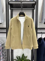 Sweat-shirt cardigan de marque haut de gamme pour hommes, nouveau créateur de mode, manteau en peluche brodé Paul, chaud et épais, veste décontractée, automne 2025 6