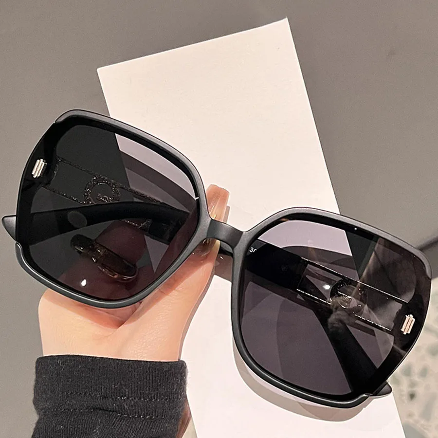 Mode Übergroßen Quadratischen Sonnenbrille Frauen Luxus Marke Sonnenbrille Vintage Sonnenbrille Weibliche Shades Outdoor Brillen – Detail 1