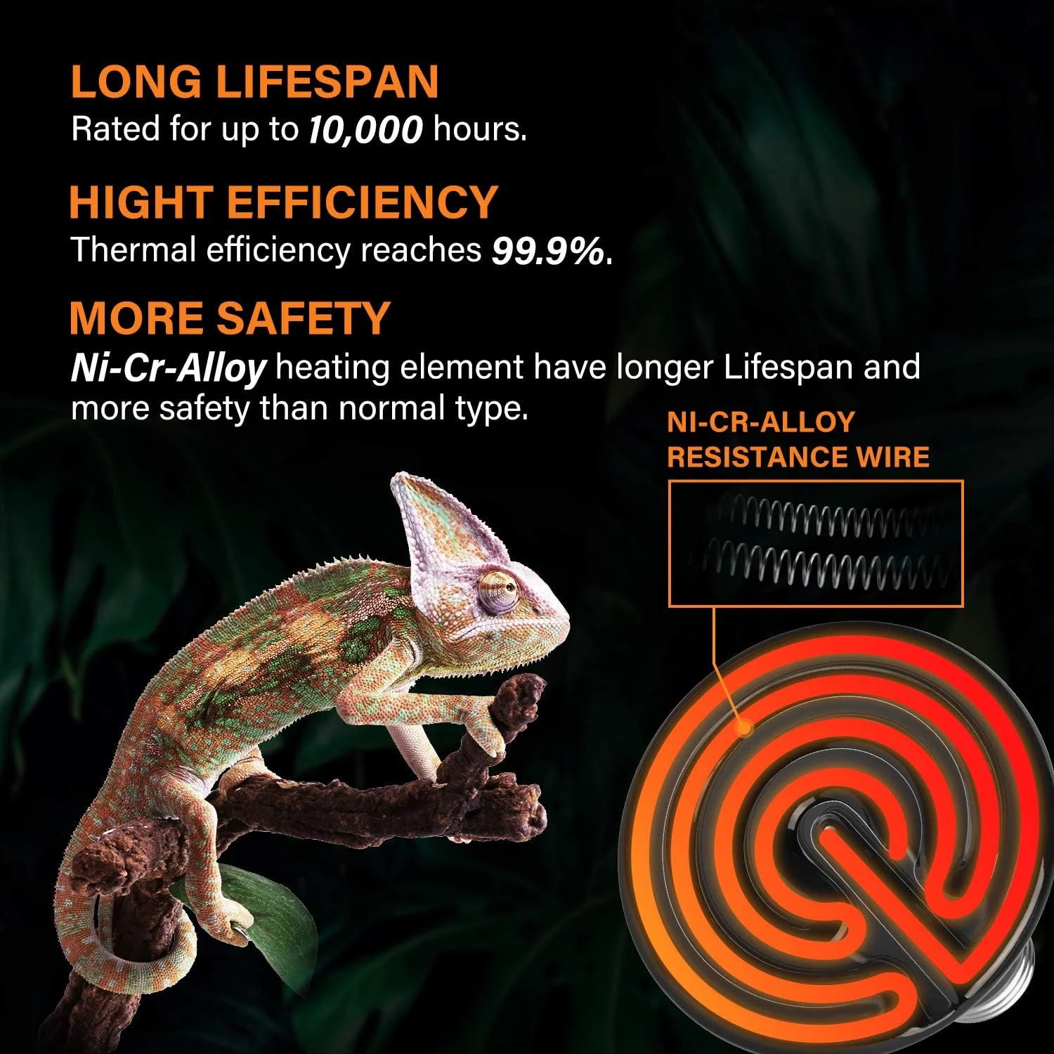 E27 Reptile Heating Lamp Set Turtle Lizard Reptiles Ceramic Heating Lamp Bulb Aluminum Lampshade Amphibious Lighting Supplies
