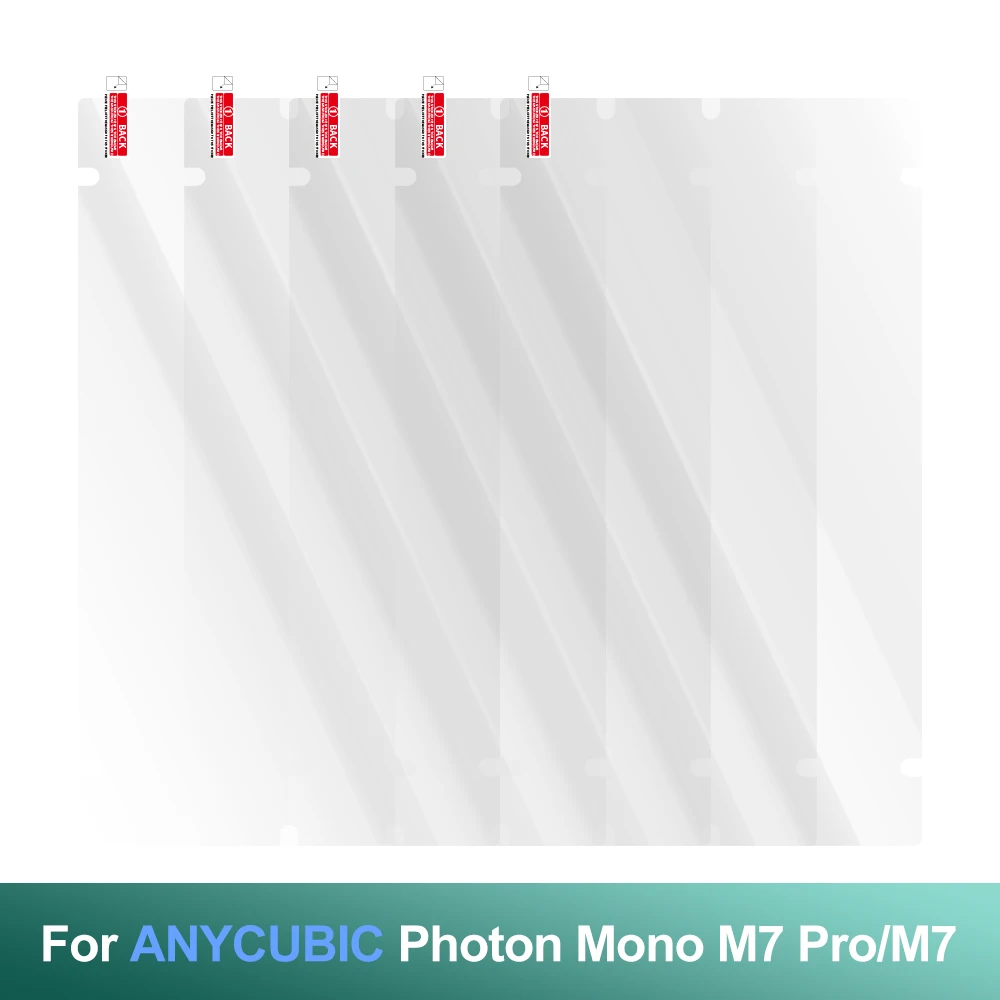 3D Printer Screen Protector Film 5PCS For Anycubic Photon Mono M7 Pro/M7 10.1inch Resin LCD 3D Printer printing machine parts