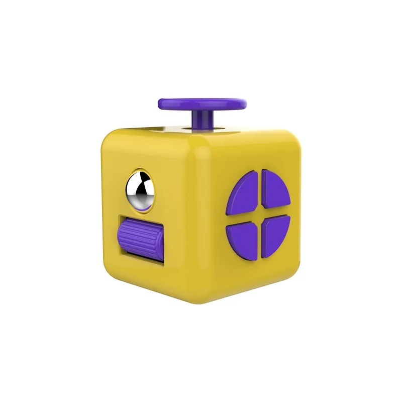 Stress Removal Finger Decompression Edc Clicker Figet Toy Fijet Adult Attention Concentration Deficit Cube ADHD Fidgeting Widget Fidget Toys Anti Stress Toys