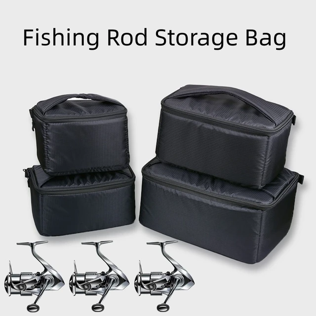 S/M/L/XL Spinning Fishing Bag Case Cover Fishing Reel Bag