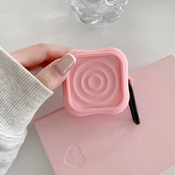 Cartoon Silicone Protective Case - Galaxy Buds 4 (Pink)