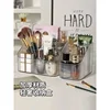 Desktop Makeup Organizer Lipstick Nail Polish Jewerly Organizer Makeup Brush Holder Bathroom Skincare Cosmetic Storage Box 3