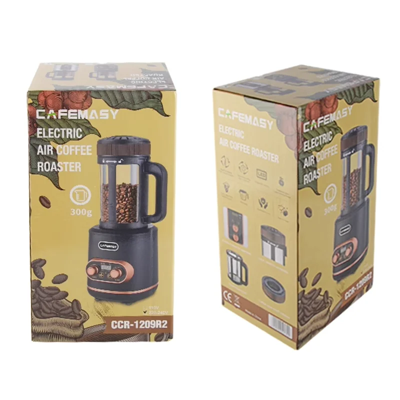 50-300g Electric Hot Air Coffee Roaster Machine for Home Coffee Bean Roaster Temperature Control Roasting Machine