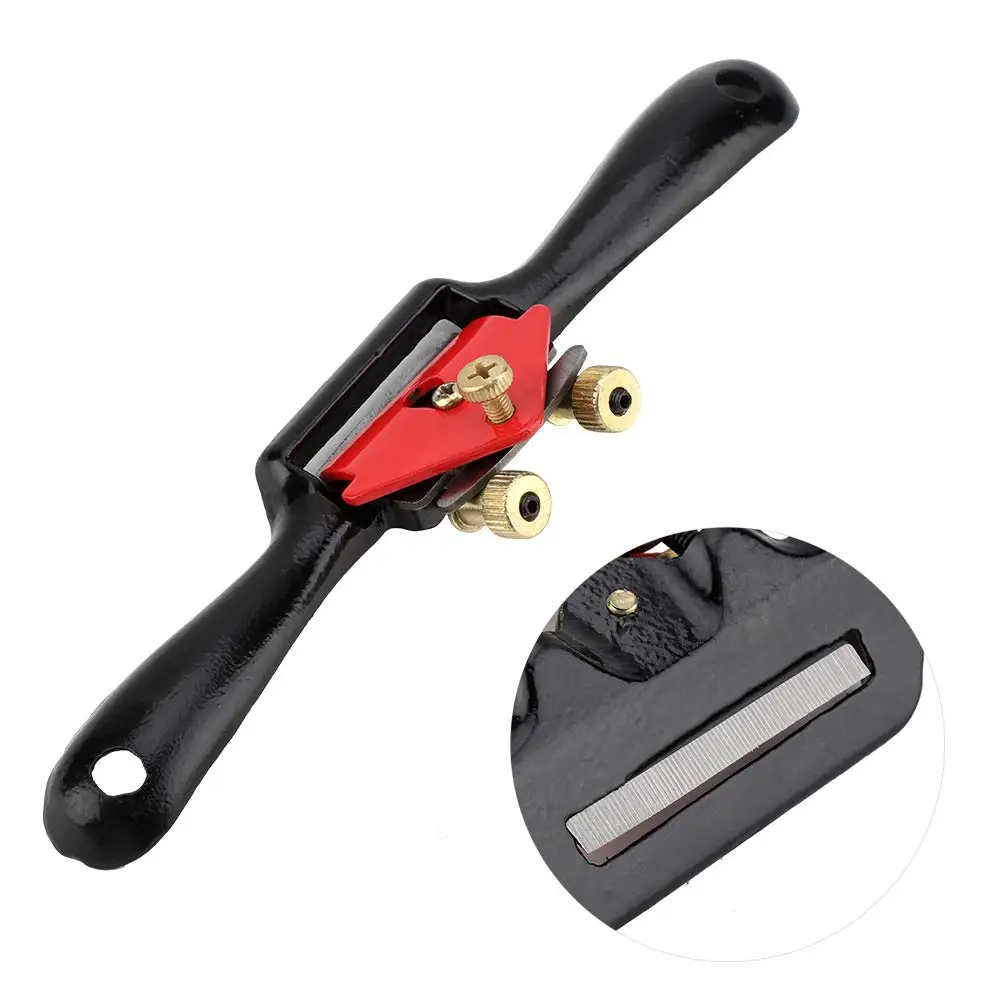9inch Manual Planer Adjustable Metal Blade Cutting Edge Spoke Shave Wood Craft Planers Woodworking Hand Tools Carpentry Tools woodworking hand tools wood trimming tool