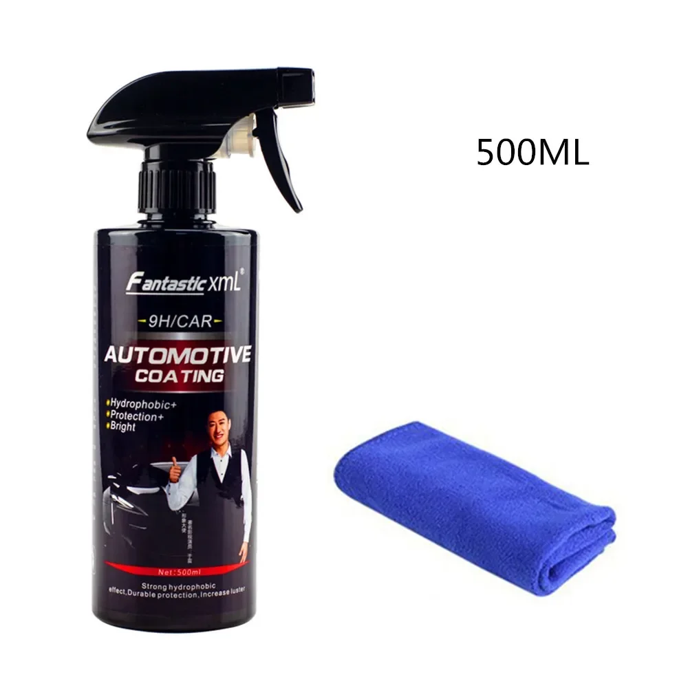 Ceramic Car Coating 500ML 9H Nano Liquid Glass Plated Crystal Hydrophobic Waterproof Polishing Paint Hardness Car Polish Wax