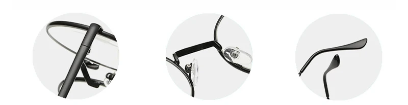 Runde Metall-Dekorationsbrille für Damen und Herren, Modische Niedliche Luxus-Brillen für Ausflüge und Camping, Blaulichtfilter-Brille – Detail 3