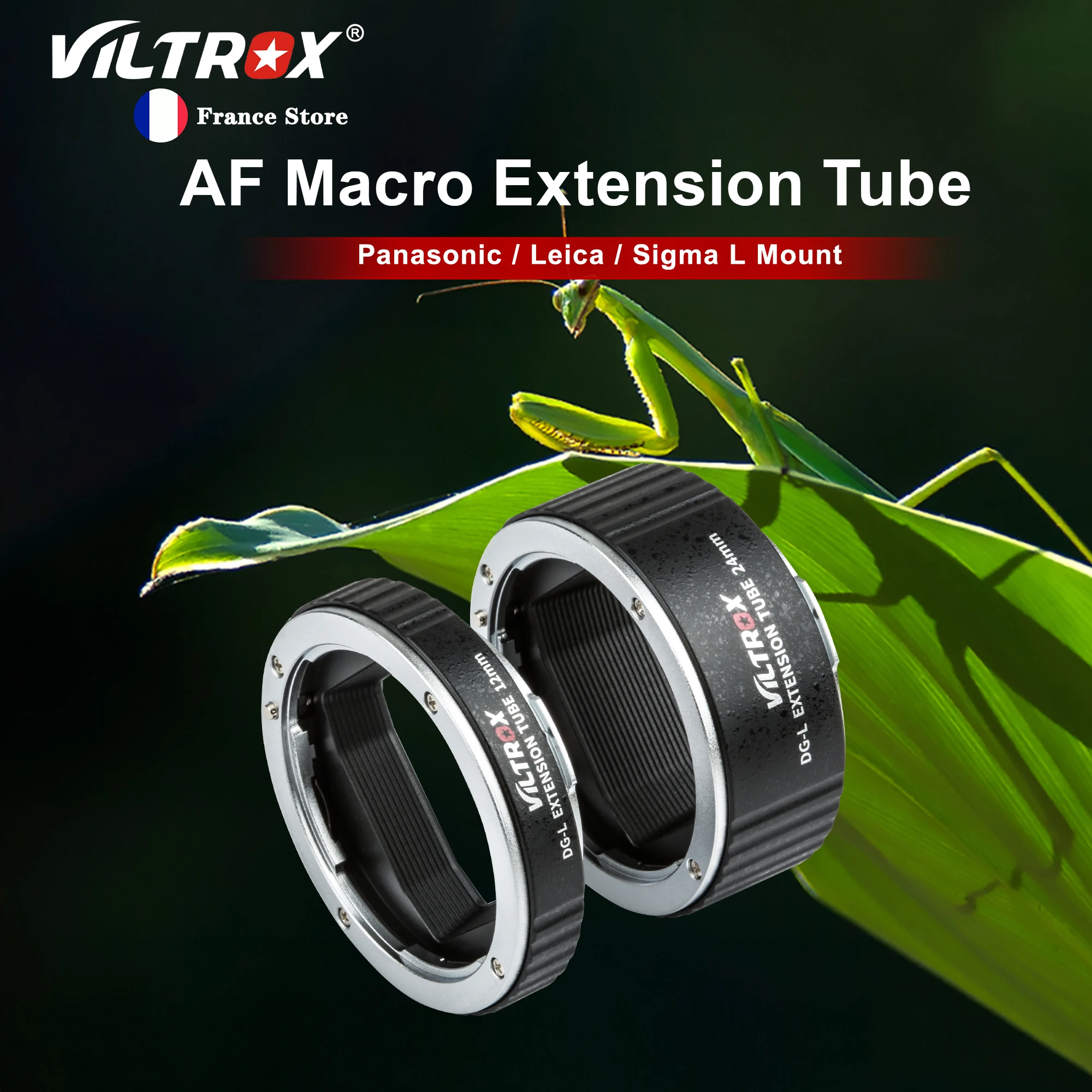 Viltrox Dg-L Messa A Fuoco Automatica Af Macro Prolunga Adattatore Per Obiettivo 12Mm + 24Mm Per Panasonic S1R S1S5 Leica Sigma Fp L Mount Camera