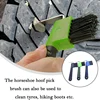 3PCS Sturdy Horse Hoof Pick Brush Horse Hoof Clean Tool With Soft Handle Portable Hoofpick 3