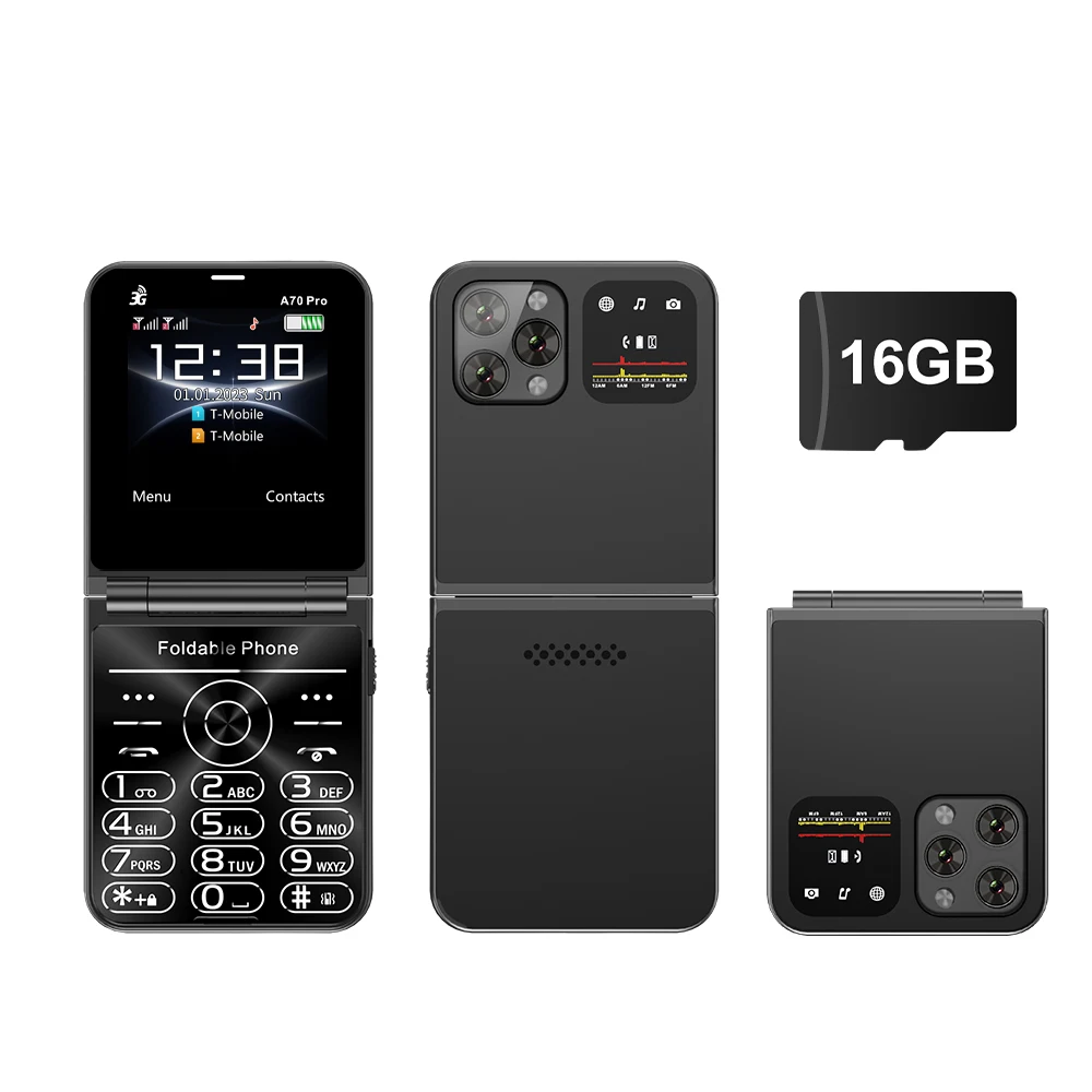 سيرفو A70 برو هاتف محمول قابل للطي 3G WCDMA سرعة ا...