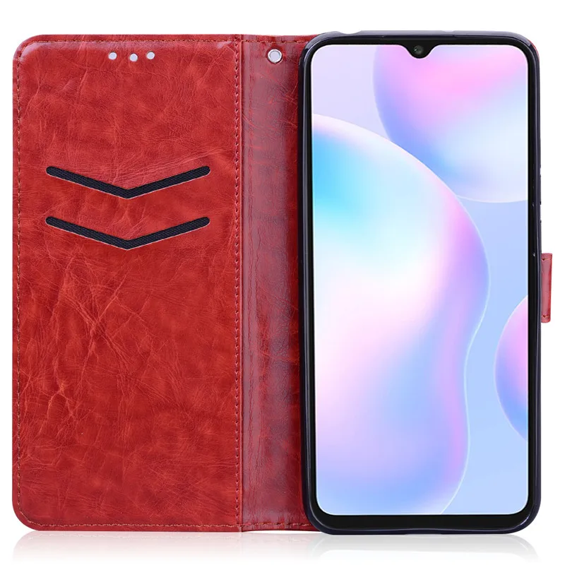 Leather Flip Case for Xiaomi Redmi 9A Cases Xiomi Xiaomei Xiaomi Redmi 9A Magnetic Case For Redmi 9A 9 a 9AT Wallet Phone Cover wallet cases