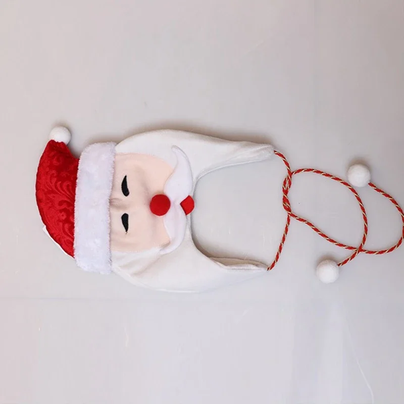 Kid Christmas Plush Hats Cartoon Snowman/Reindeer/Santa Puff Ball Santa Caps Cosplay Party