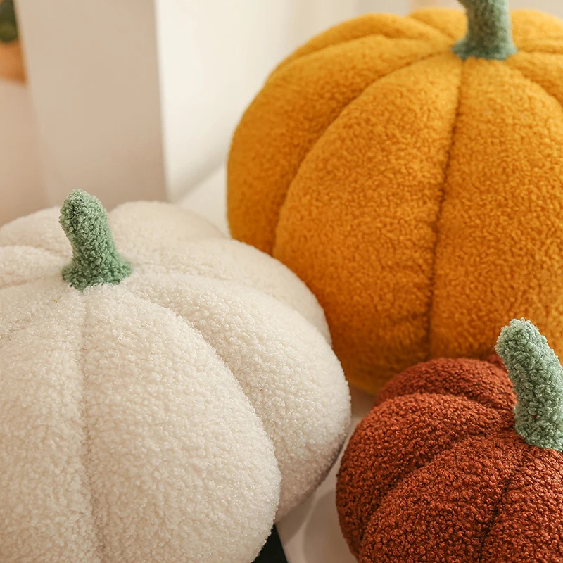 YOMDID Soft Pumpkin Pillow Pumpkin Plush Sofa Cushion Bedroom Halloween Thanks Decor Kids Birthday Gift Baby Soothing Pillow 4